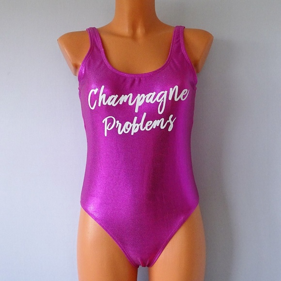 California Waves Other - California Waves NWT 1 Pc Metallic Pink Swimsuit